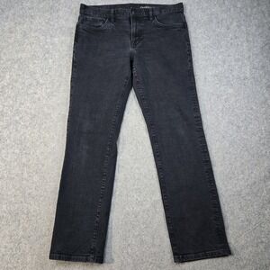 Outerknown Jeans Mens‎ 33x32 Fits 34x31 Black Denim Local Straight Fit Stretch